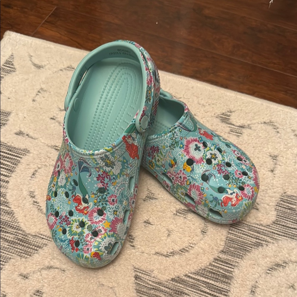 Ariel Disney Women’s Crocs, size 10